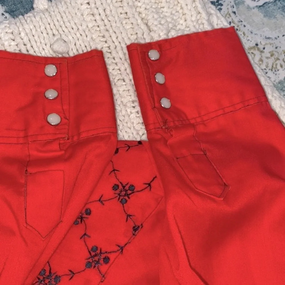 Vintage red country western snap button shirt size large - Picture 9 of 9